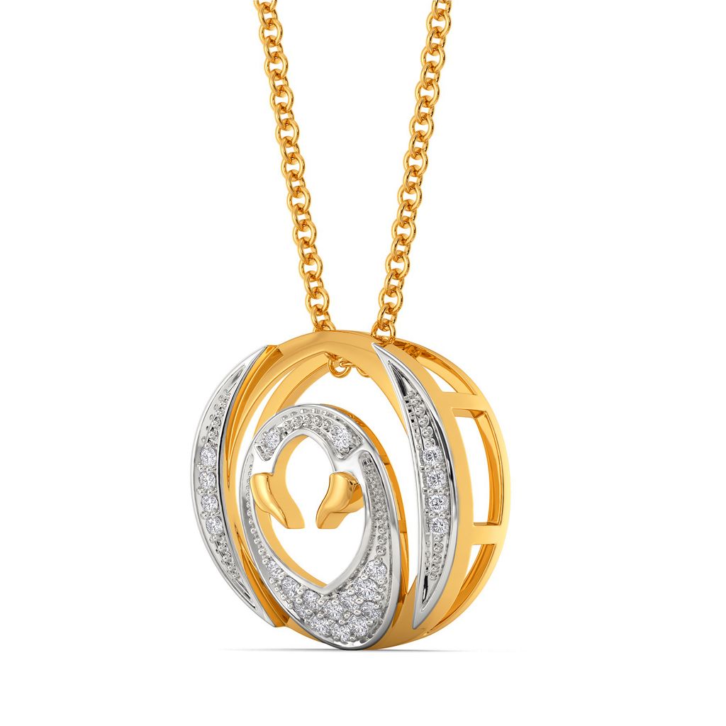 Swan Spark Diamond Pendants