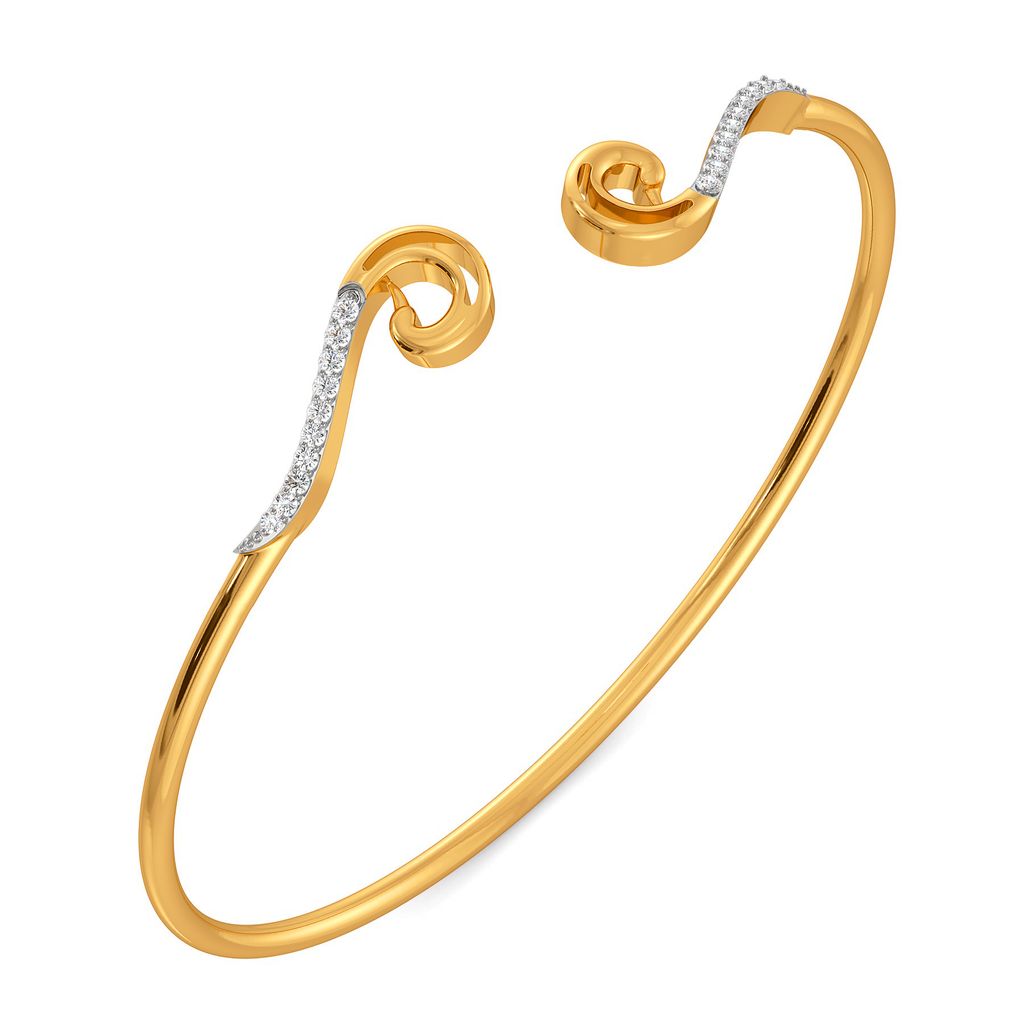 Swan Spark Diamond Bangles