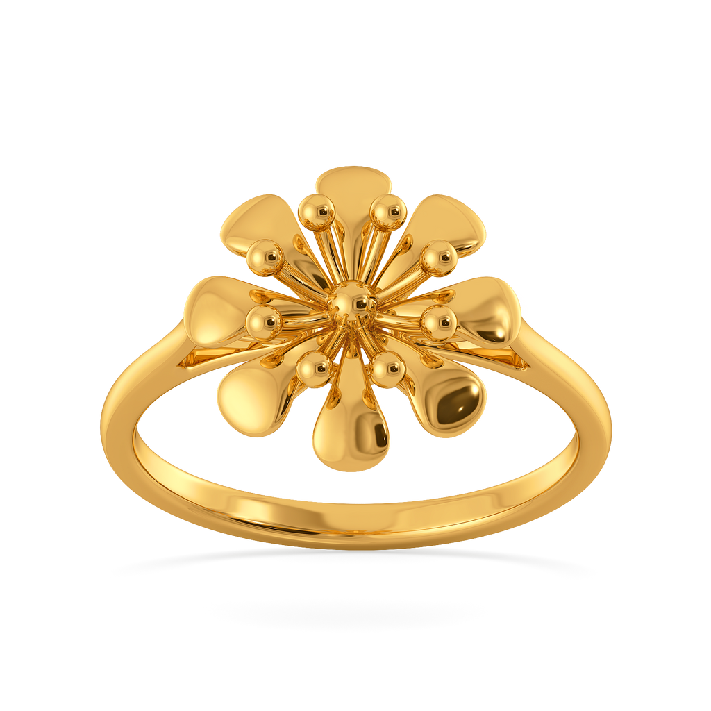Floral Stories Gold Rings