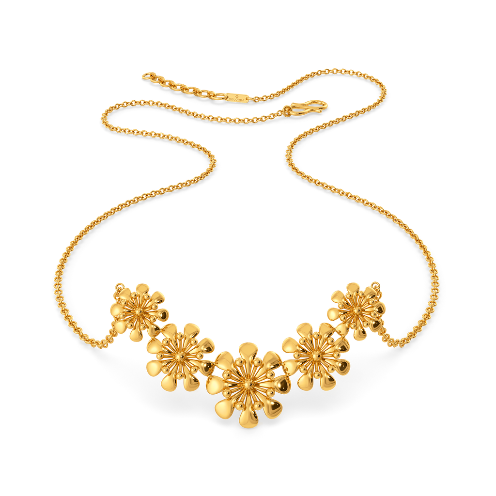 Floral Stories Gold Necklaces