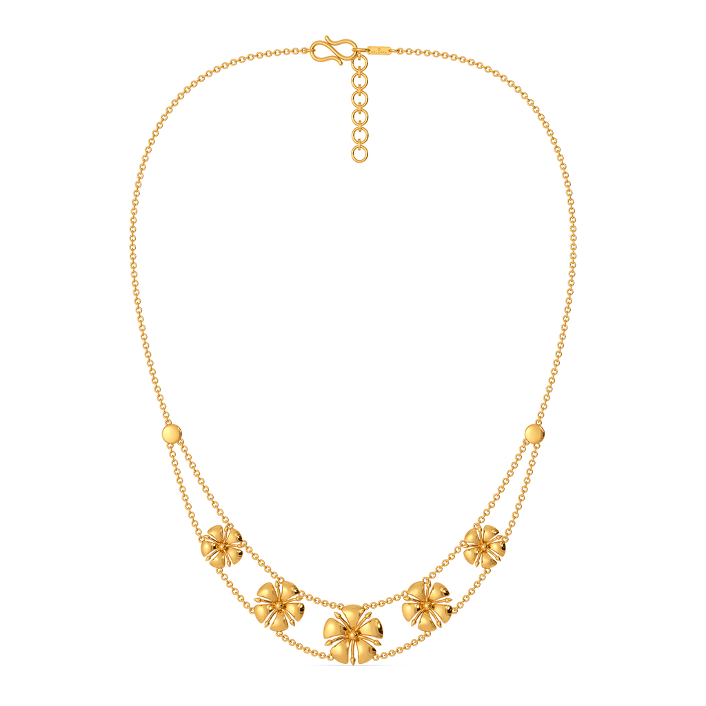Garden Whispers Gold Necklaces