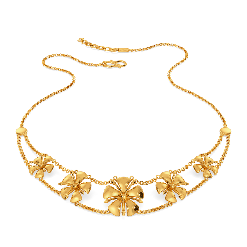 Garden Whispers Gold Necklaces