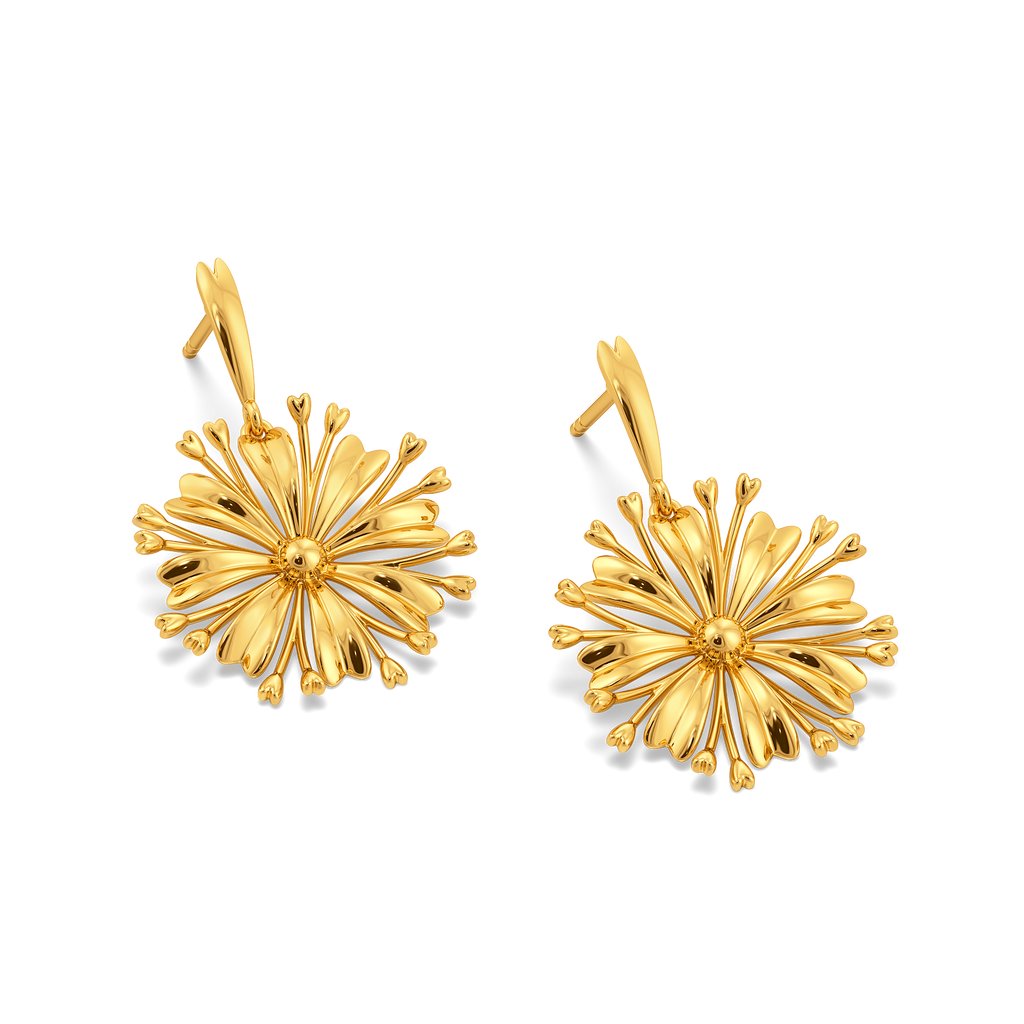English Garden Gold Earrings