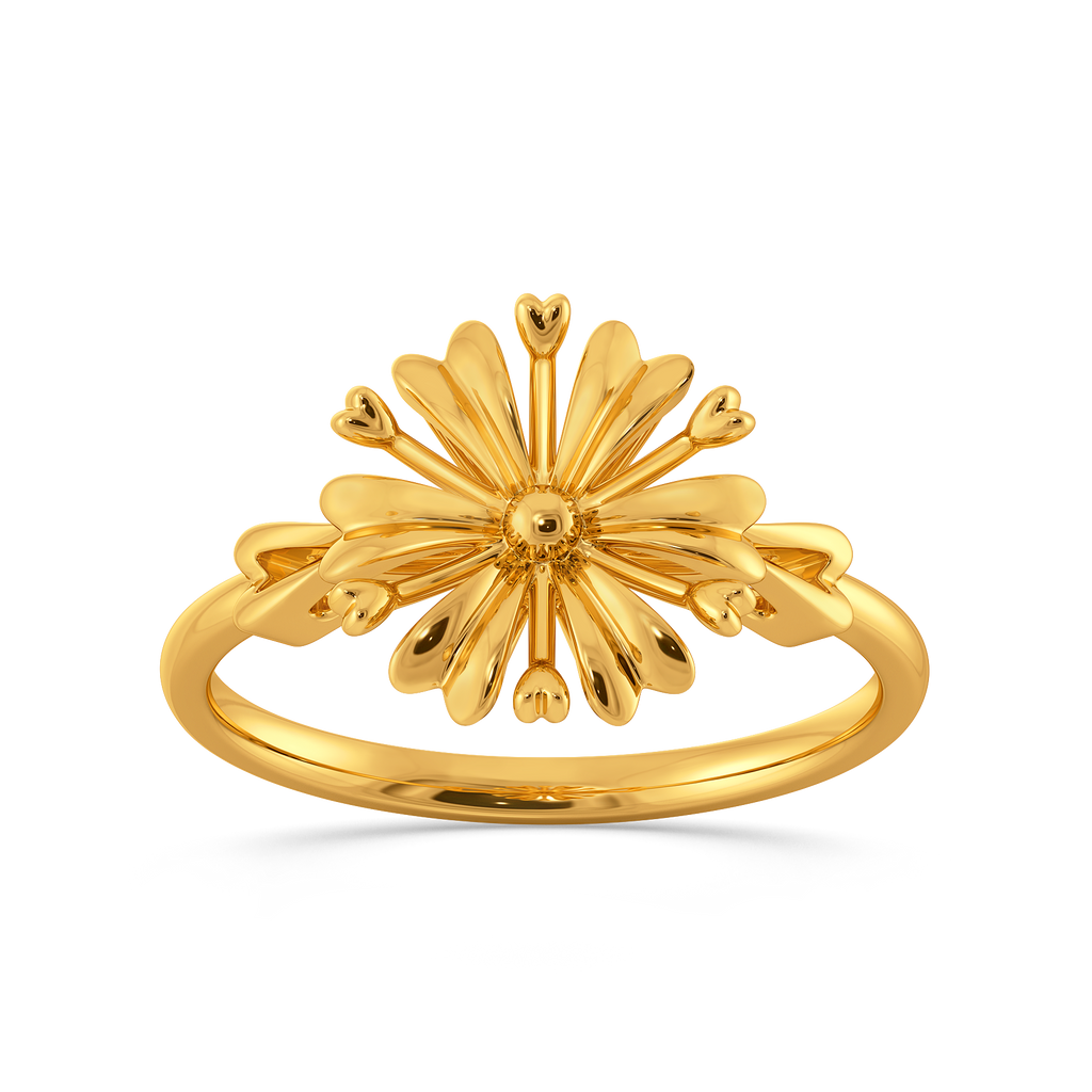 English Garden Gold Rings