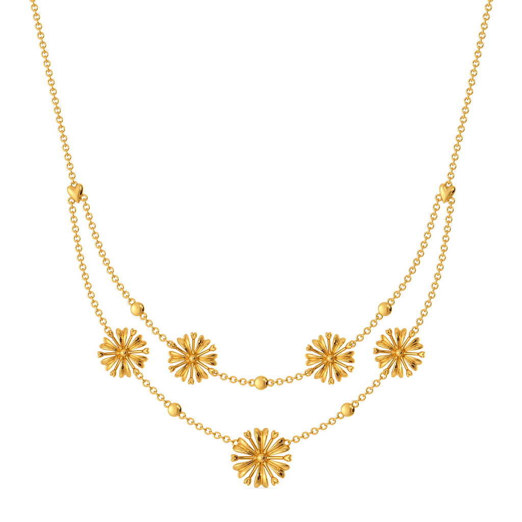 English Garden Gold Necklaces