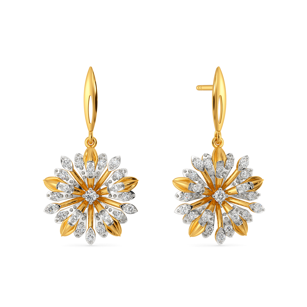 English Garden Diamond Earrings