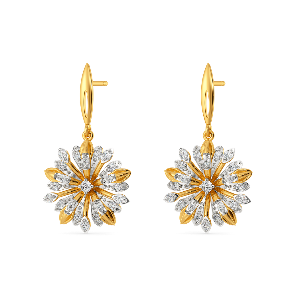 English Garden Diamond Earrings