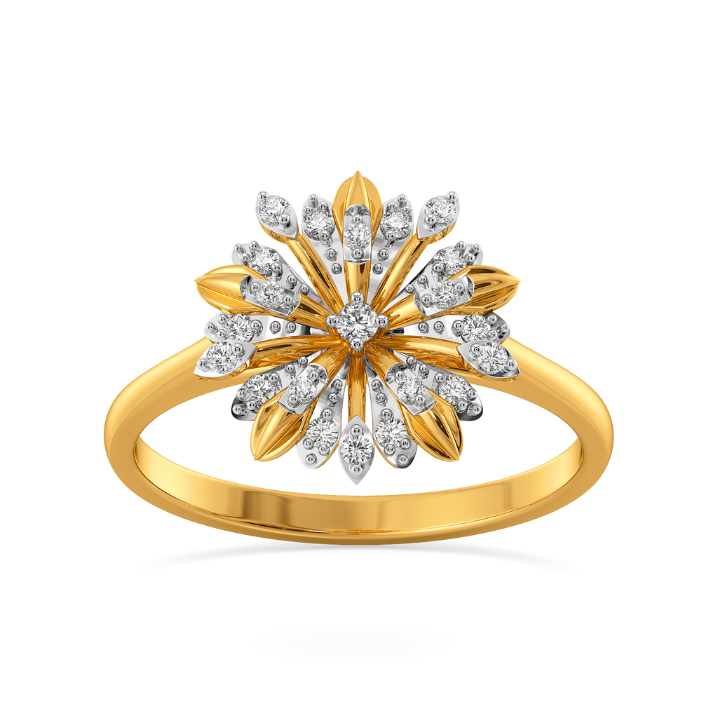 Blooming Patterns Diamond Rings