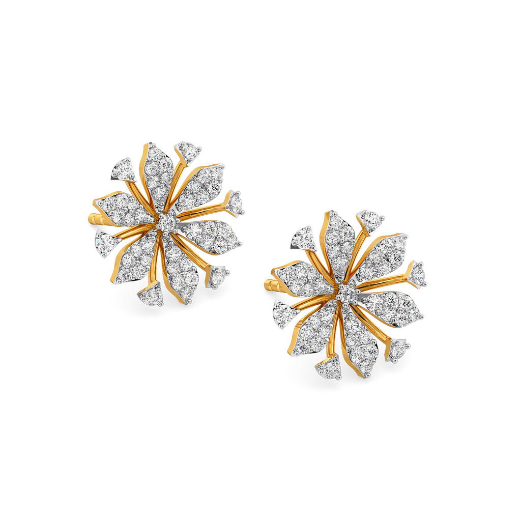 Touch of Vintage Diamond Earrings
