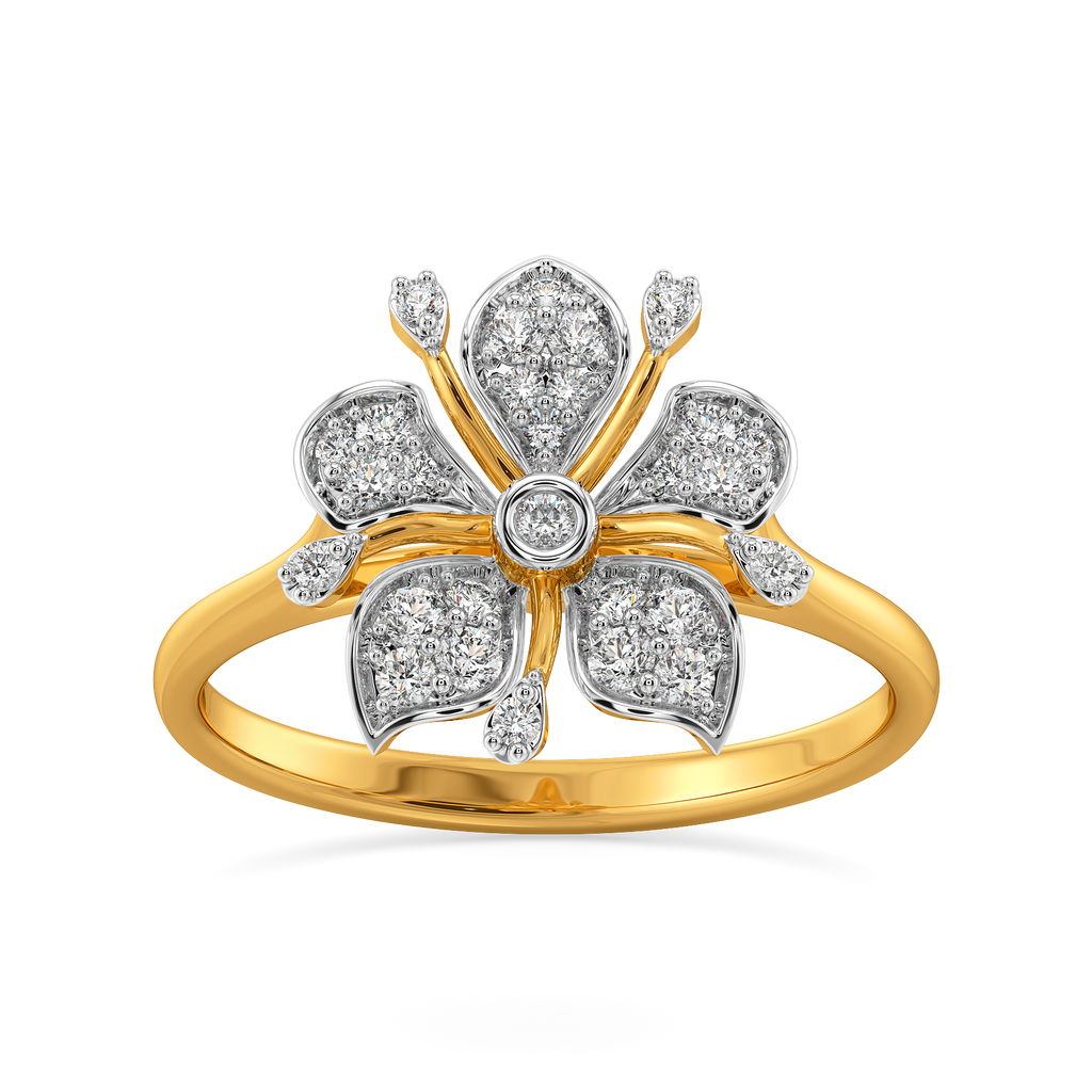 A Hint of Nature Diamond Rings