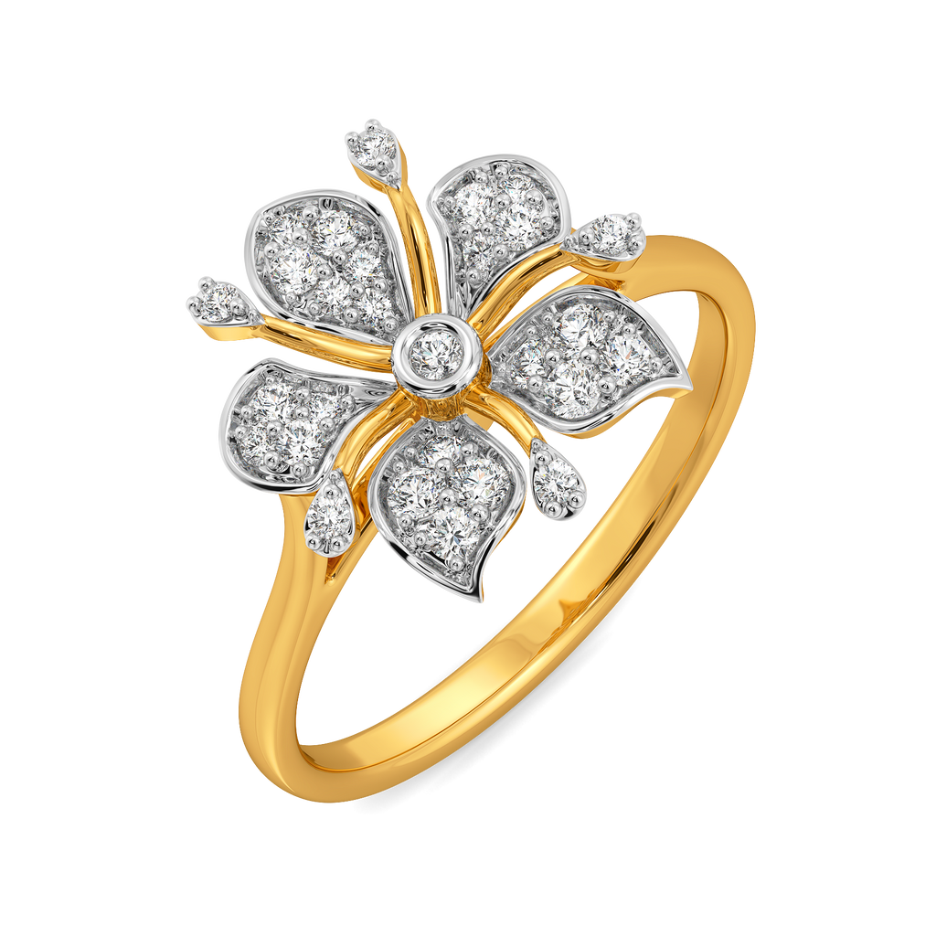 A Hint of Nature Diamond Rings