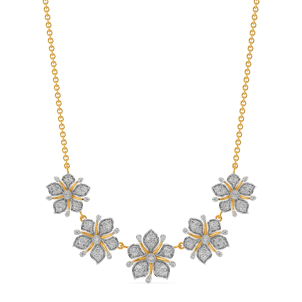 A Hint of Nature Diamond Necklaces