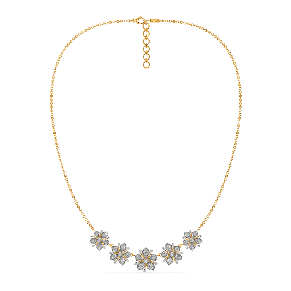 A Hint of Nature Diamond Necklaces