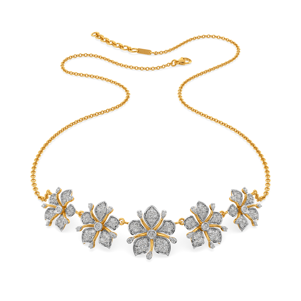 A Hint of Nature Diamond Necklaces
