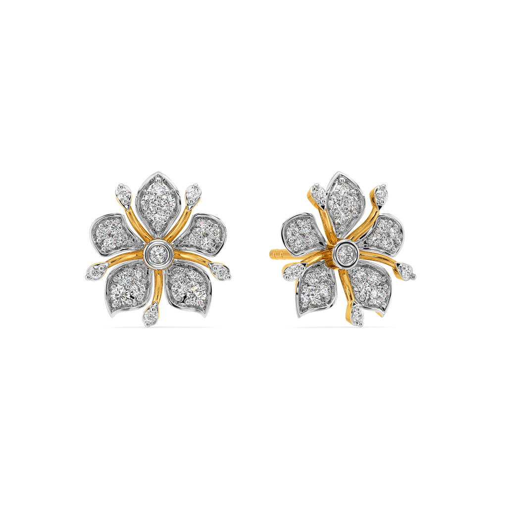 A Hint of Nature Diamond Earrings