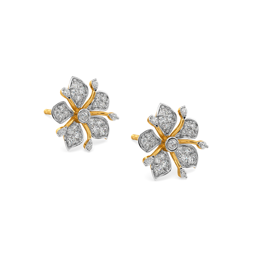 A Hint of Nature Diamond Earrings