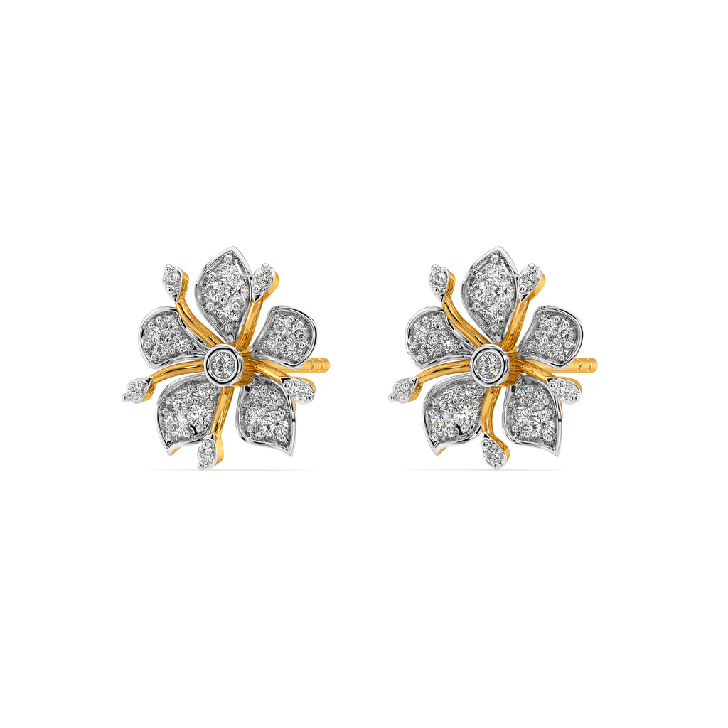 A Hint of Nature Diamond Earrings
