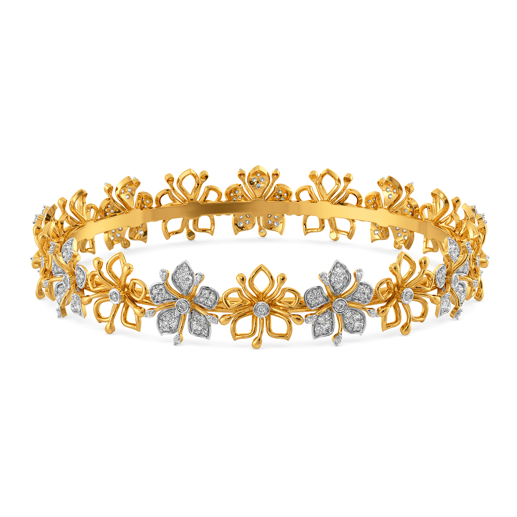 Hint of Nature Diamond Bangles