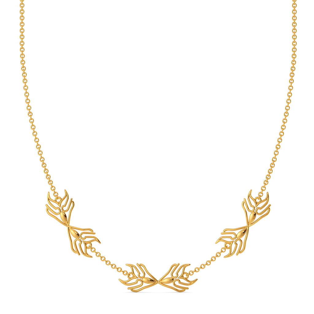 Stellar Trace Gold Necklaces