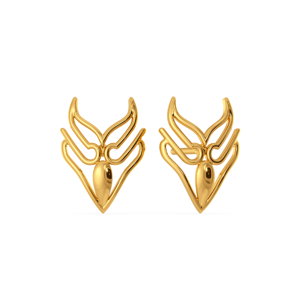 Stellar Trace Gold Earrings