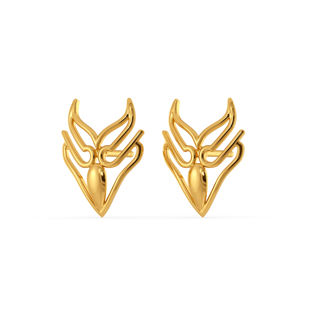Stellar Trace Gold Earrings