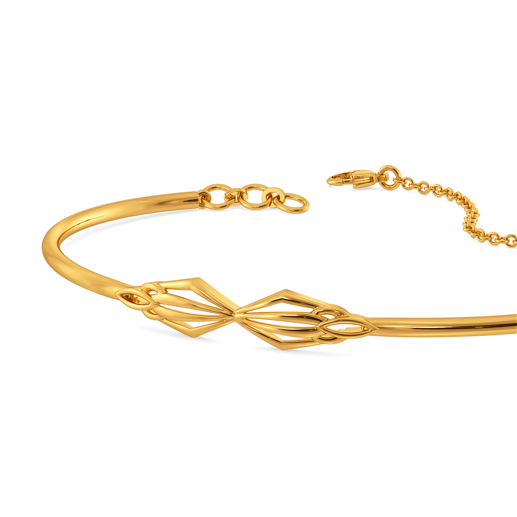 Orbital Spikes Gold Bangles