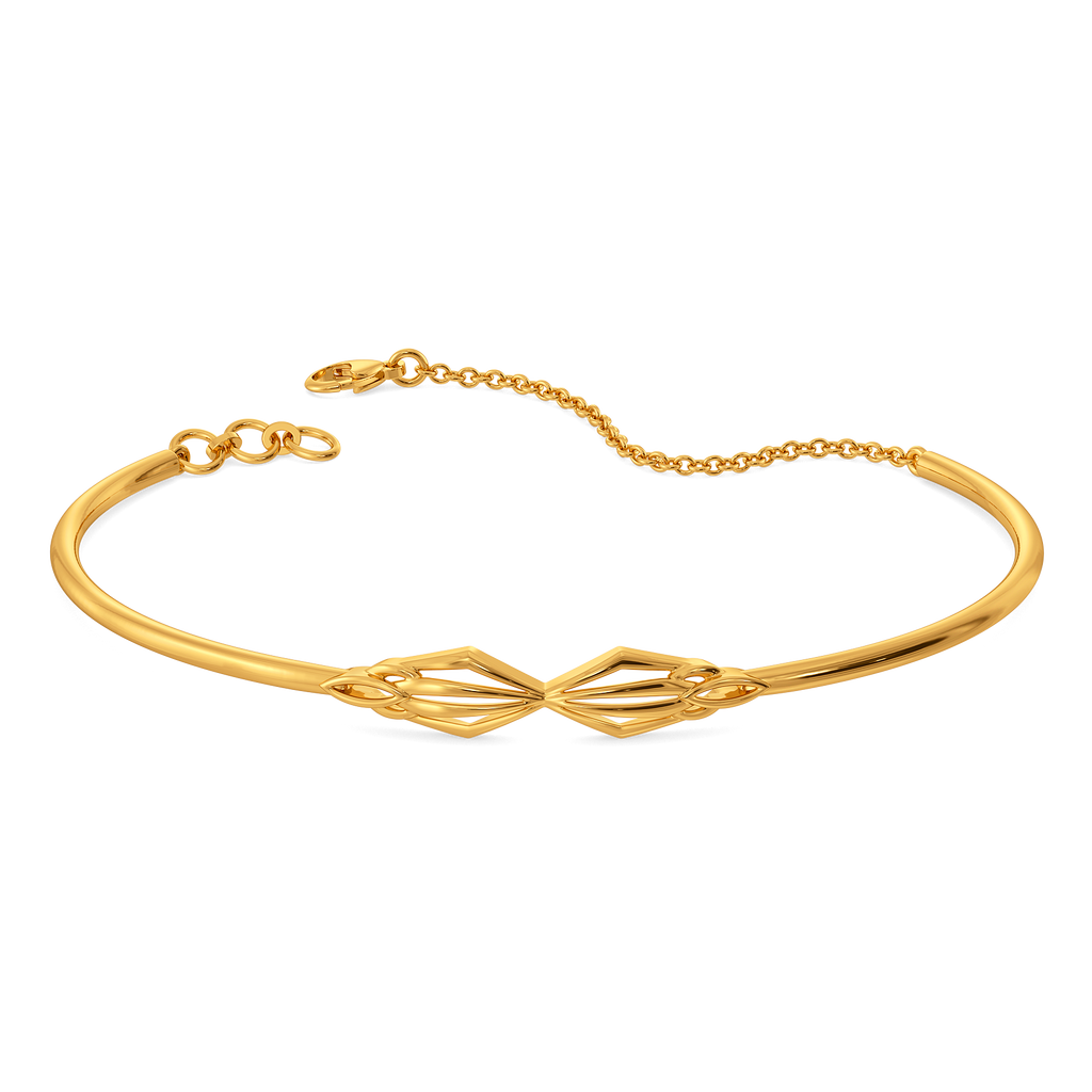 Orbital Spikes Gold Bangles