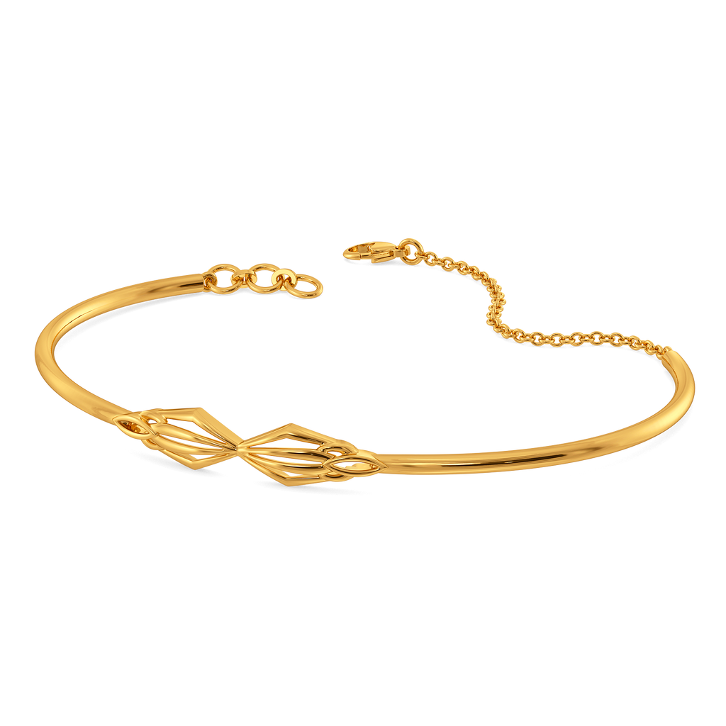 Orbital Spikes Gold Bangles