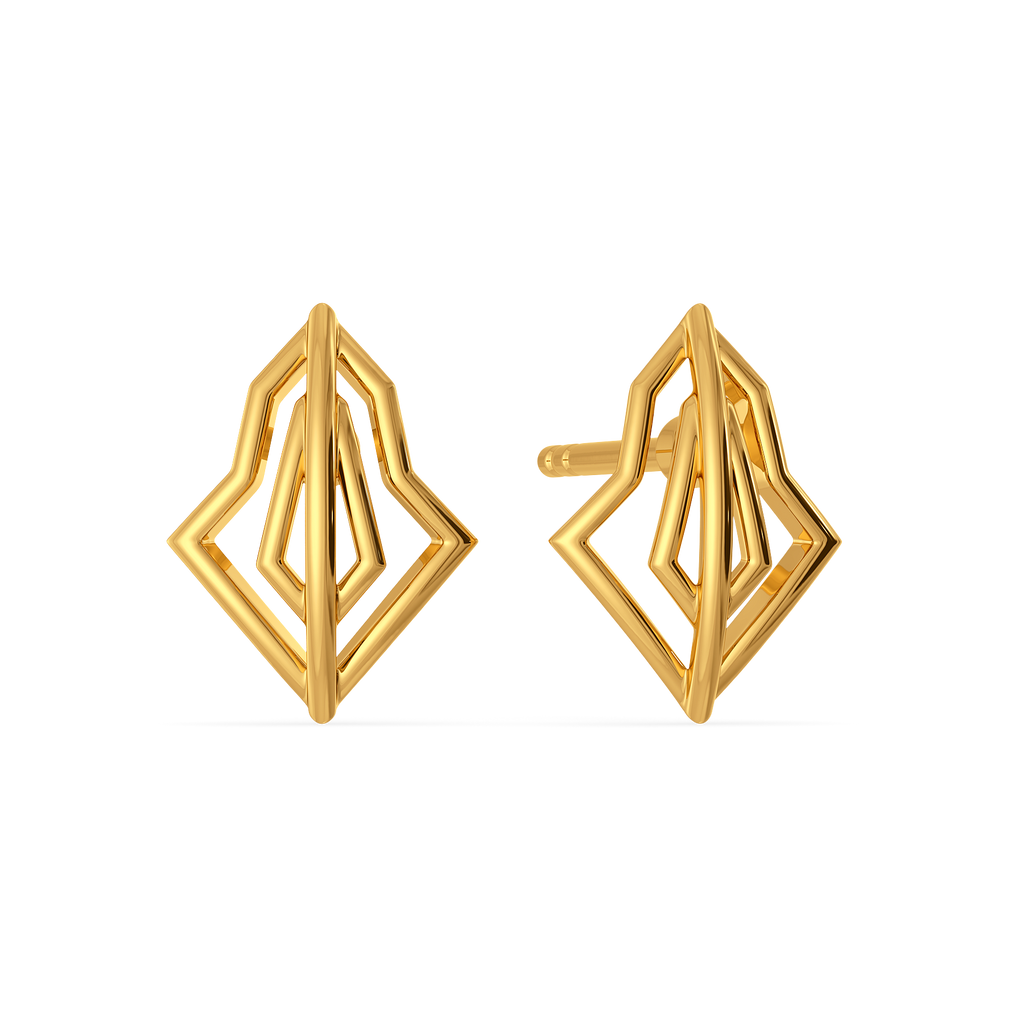 Nova Cascade Gold Earrings