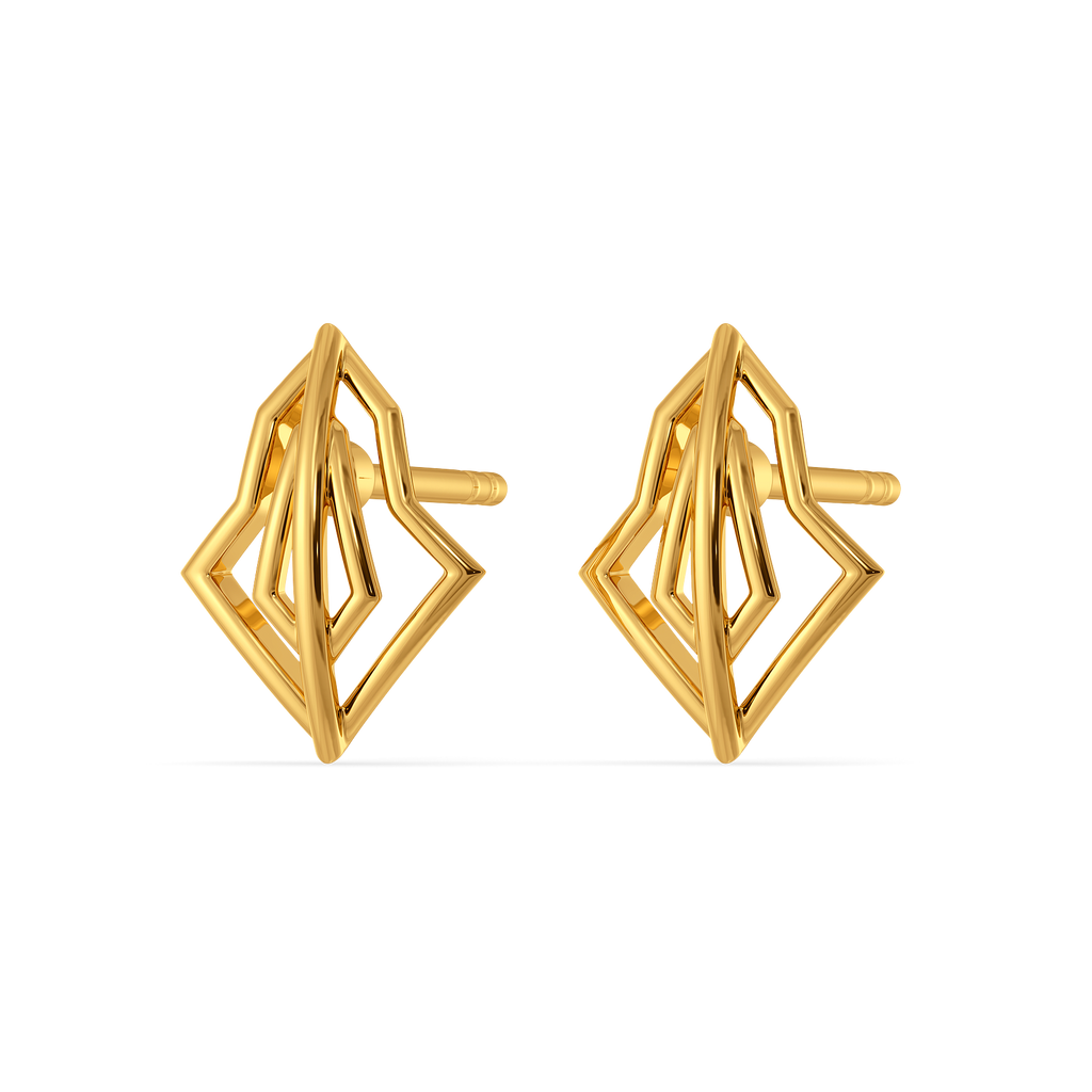 Nova Cascade Gold Earrings