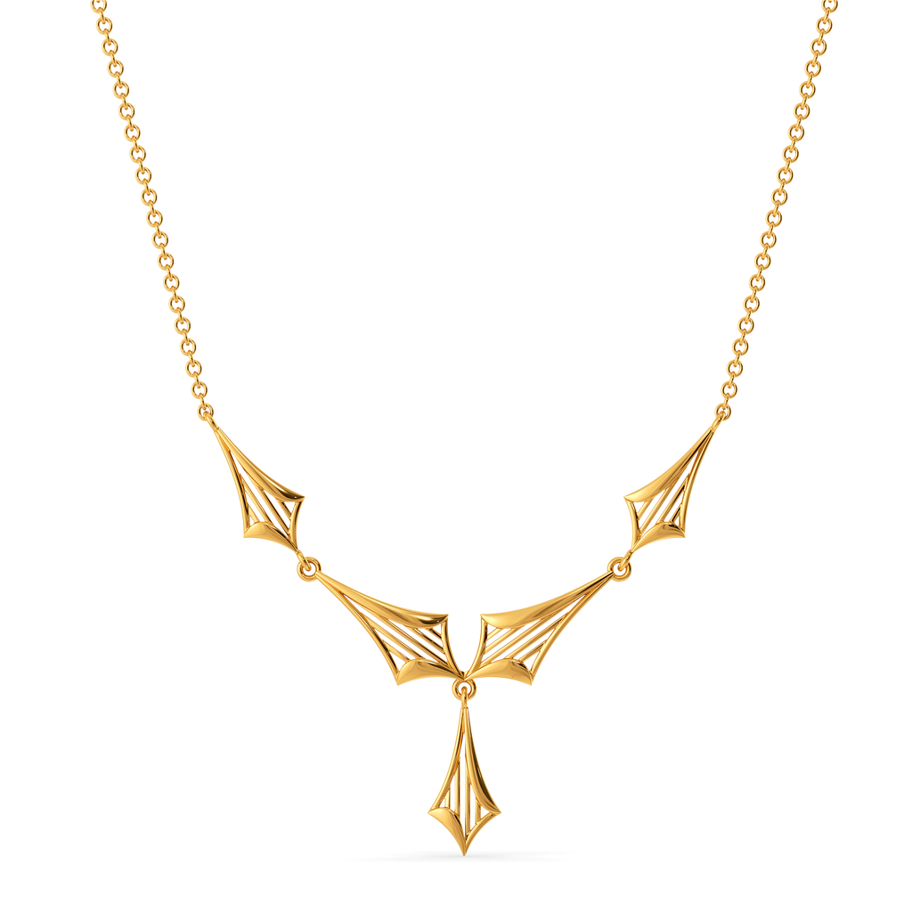 Cosmic Pulse Gold Necklaces