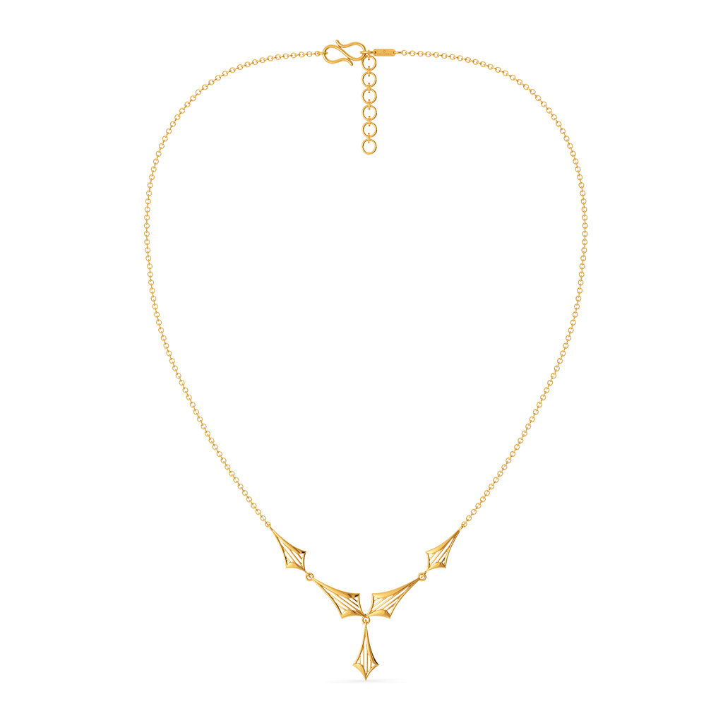 Cosmic Pulse Gold Necklaces