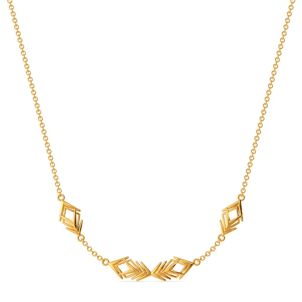 Nebula Edge Gold Necklaces