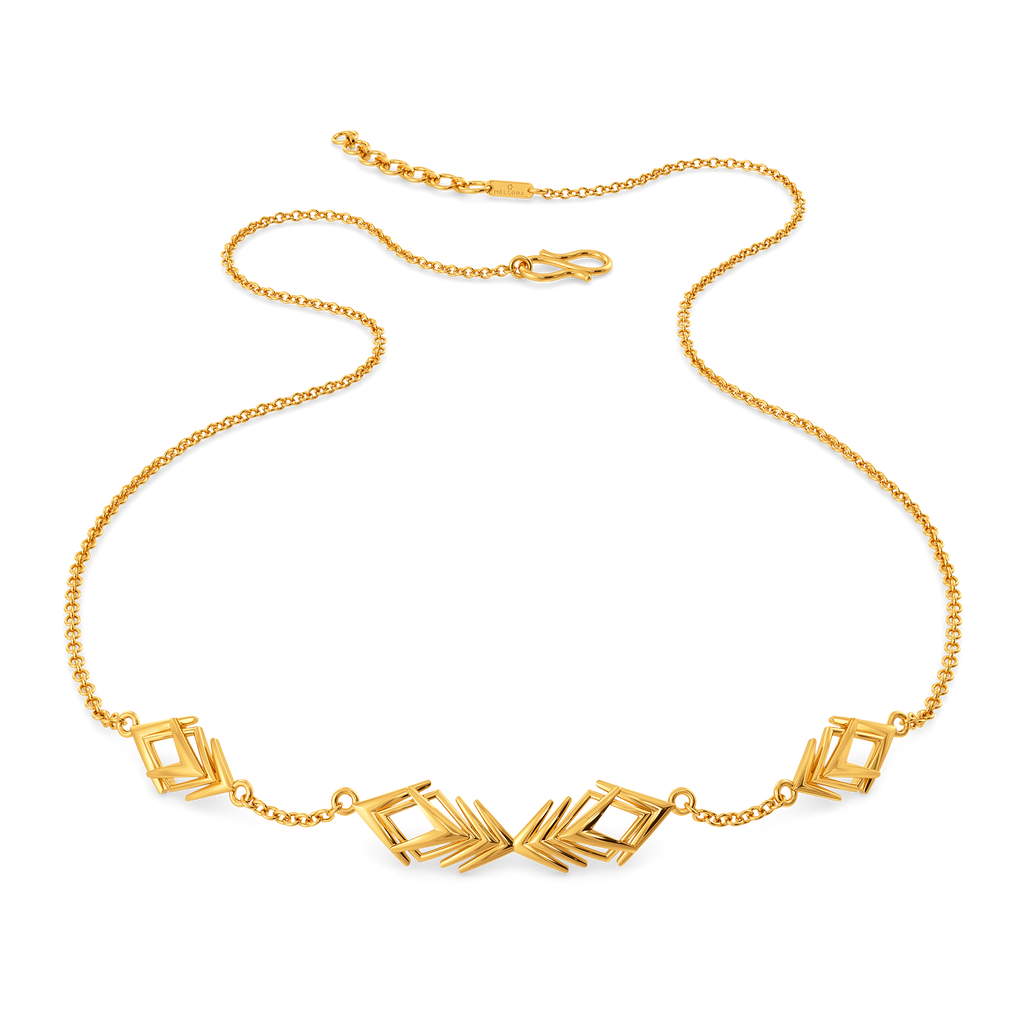 Nebula Edge Gold Necklaces