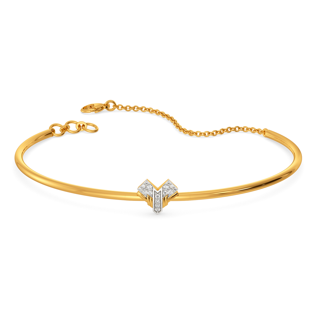 Orbit Line Diamond Bangles