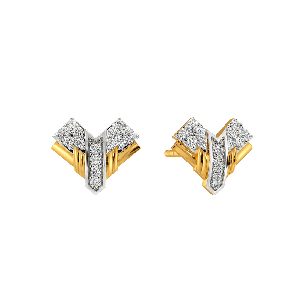 Orbit Line Diamond Earrings