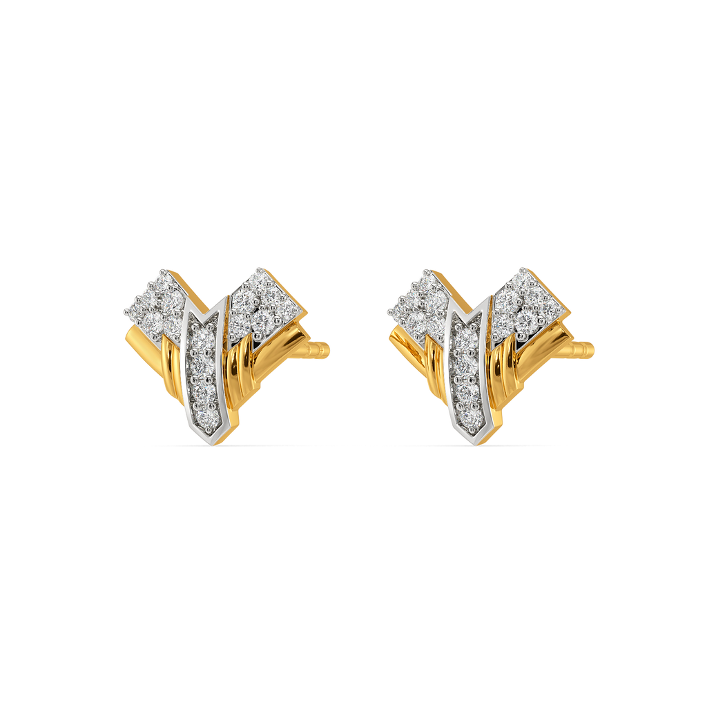 Orbit Line Diamond Earrings
