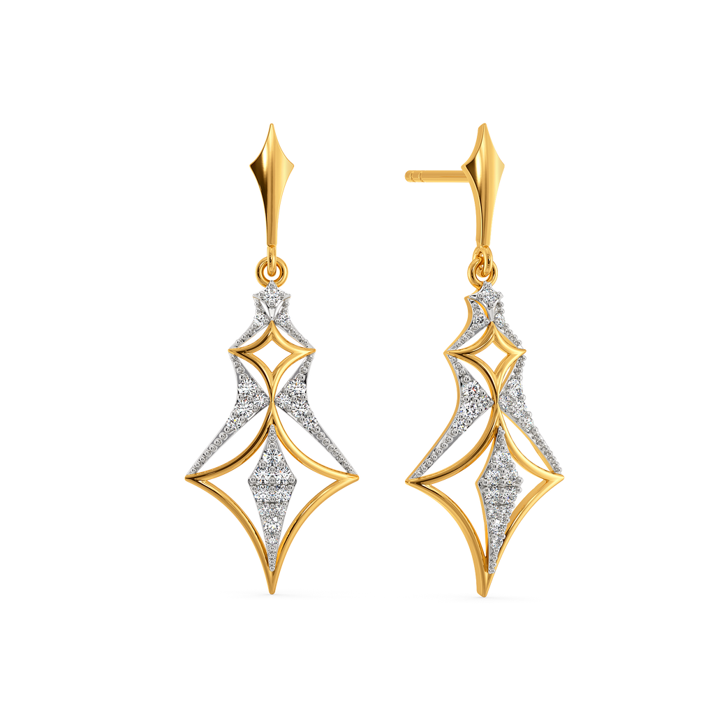 Nova Glint Diamond Earrings