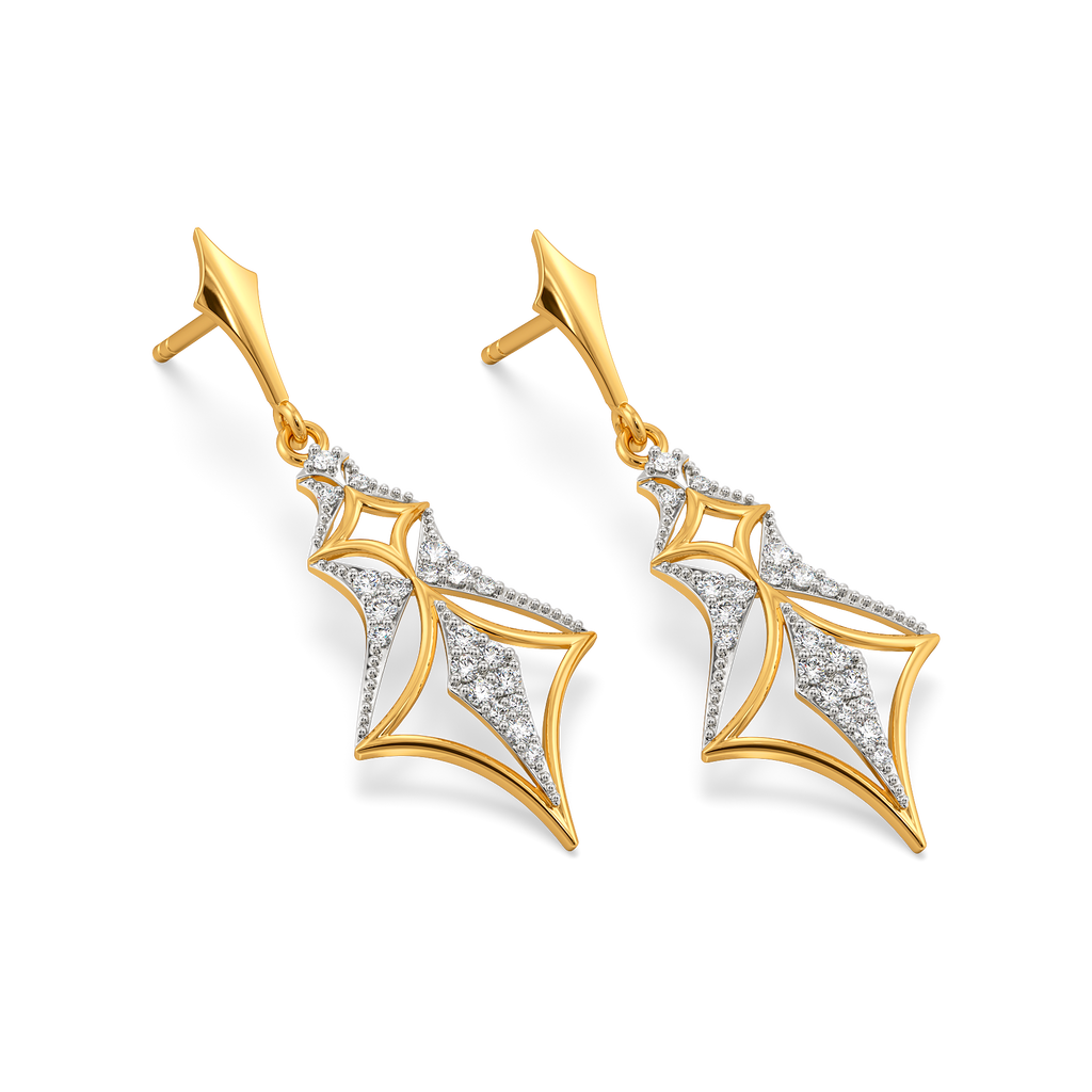Nova Glint Diamond Earrings