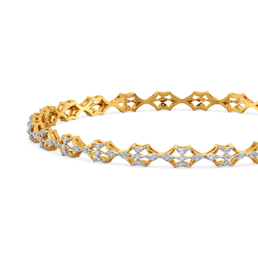 Nova Glint Diamond Bangles