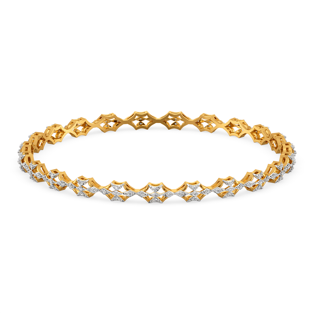 Nova Glint Diamond Bangles