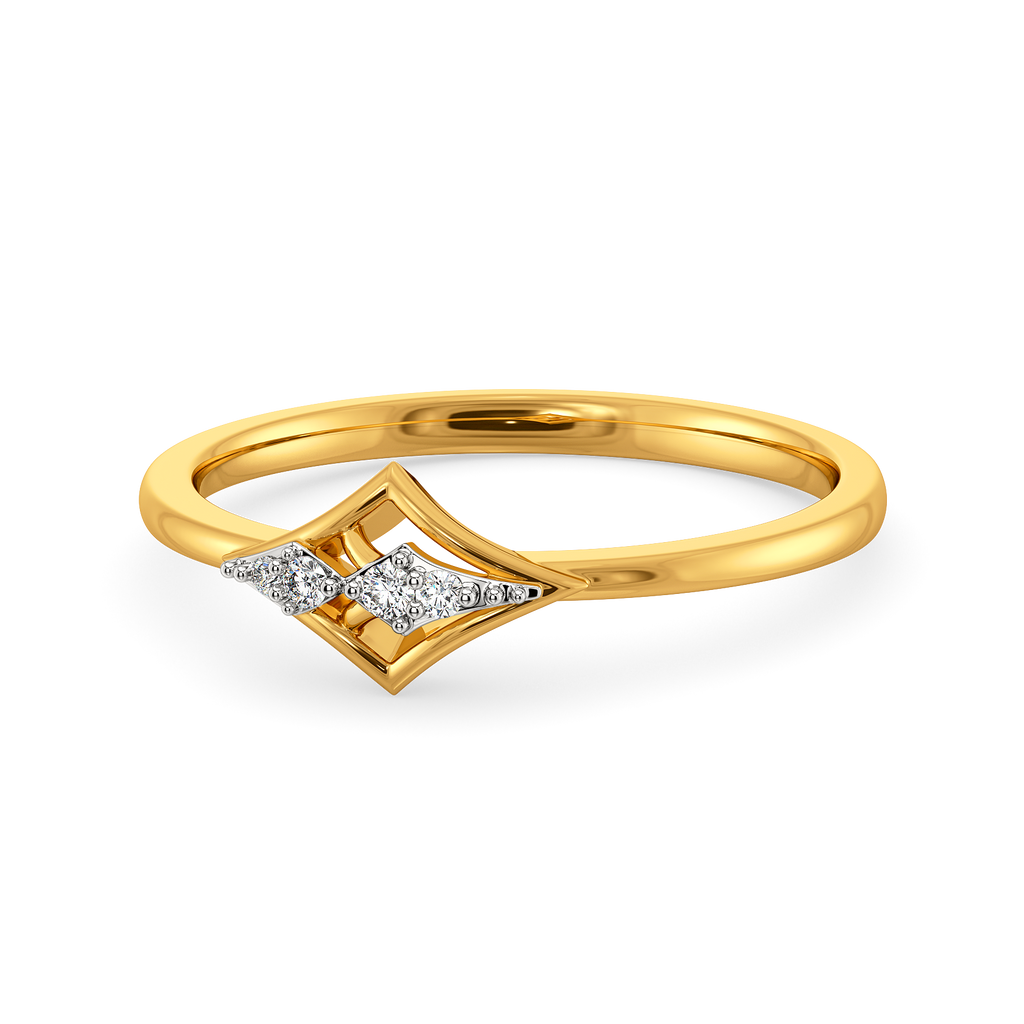Quantum Drop Diamond Rings alternate view 2
