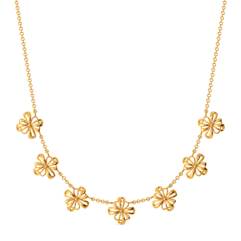 Bloom Beyond Basics Gold Necklaces