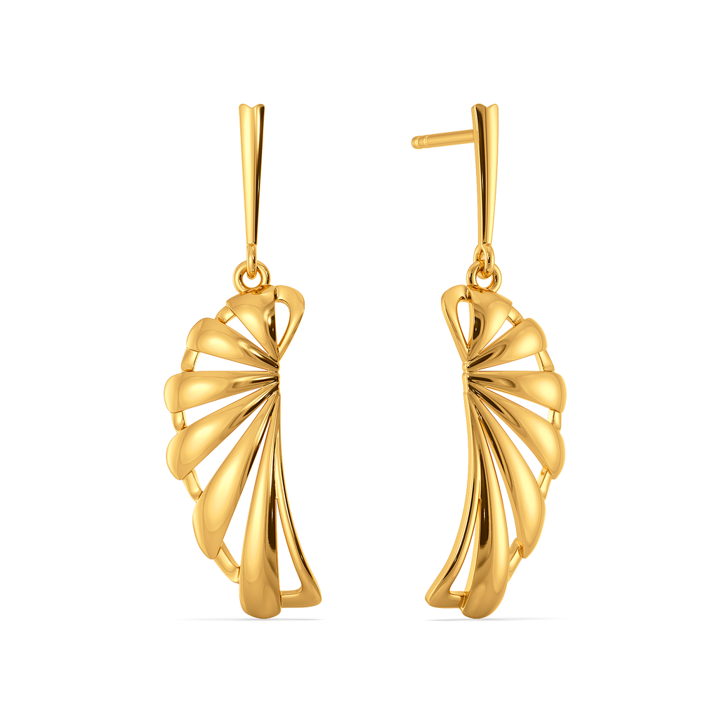 Bold Bloom Gold Earrings