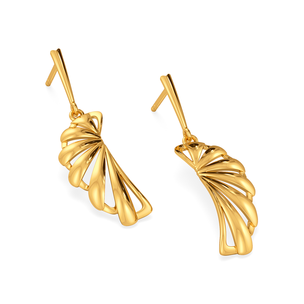 Bold Bloom Gold Earrings