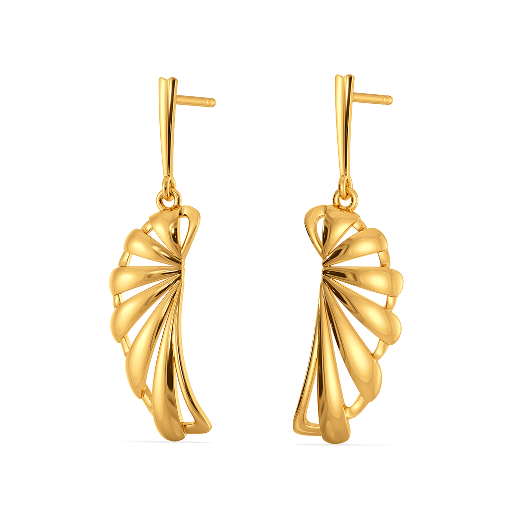 Bold Bloom Gold Earrings