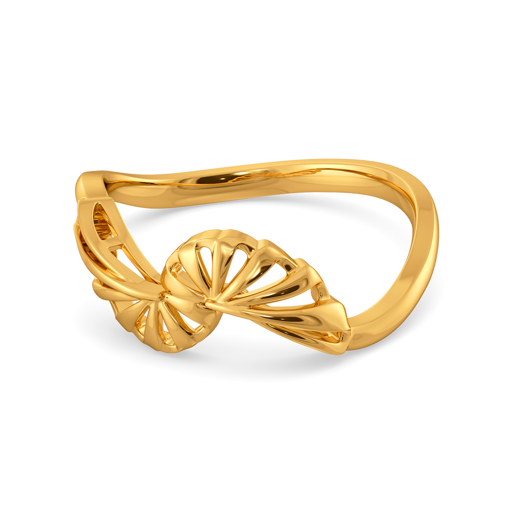 Bold Bloom Gold Rings alternate view 2