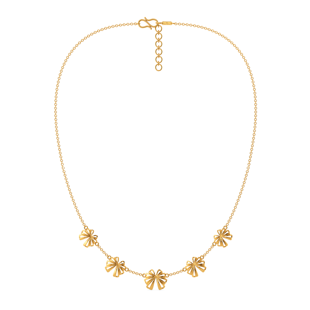 Bold Bloom Gold Necklaces