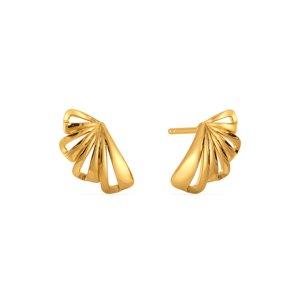 Bold Bloom Gold Earrings