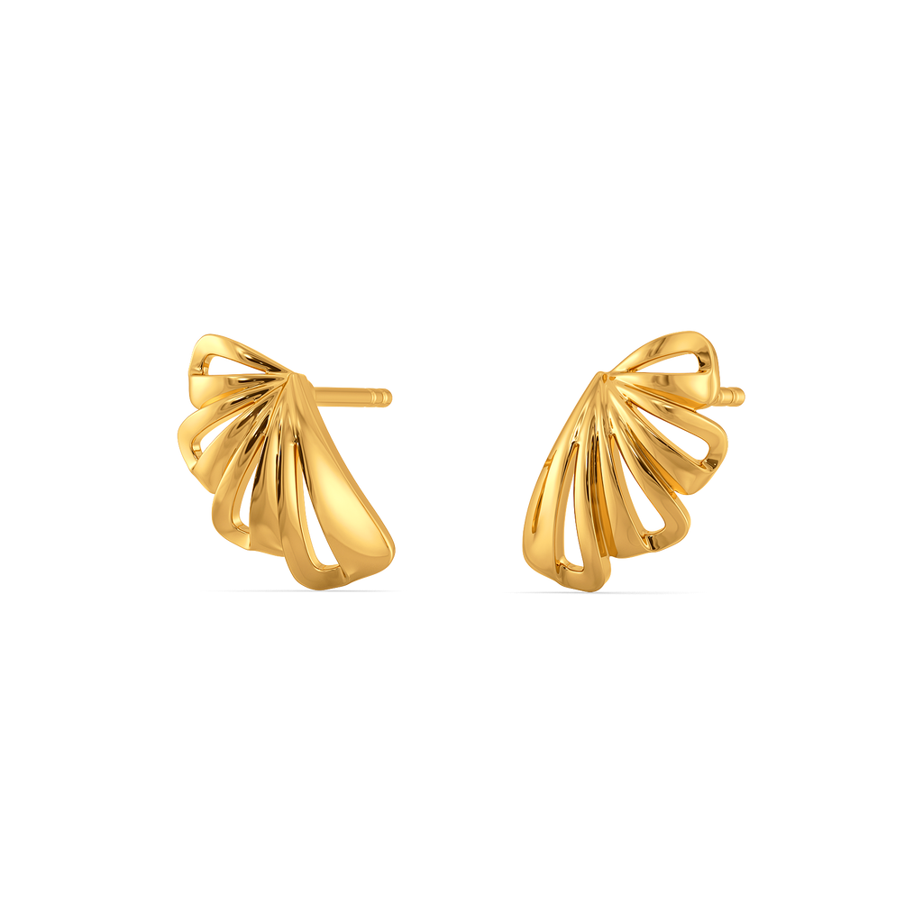 Bold Bloom Gold Earrings